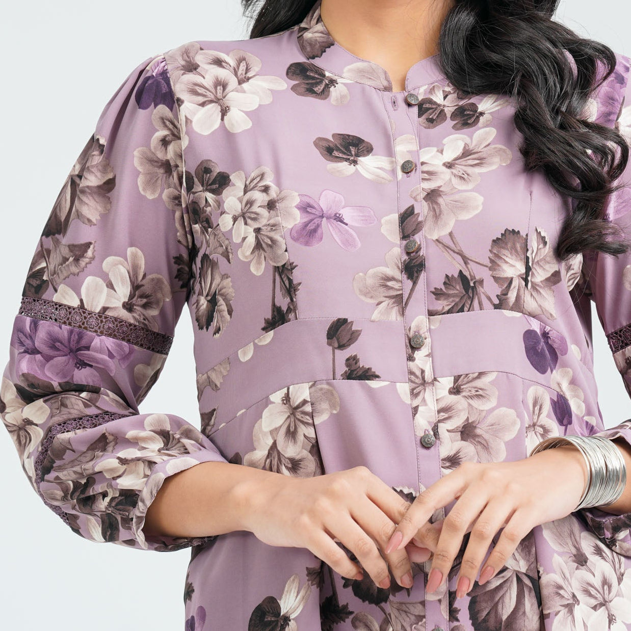 Women's Purple Blended Tops