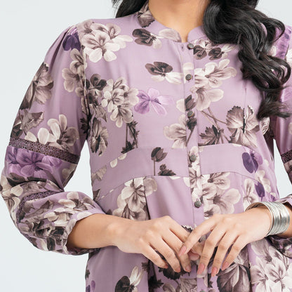 Women's Purple Blended Tops