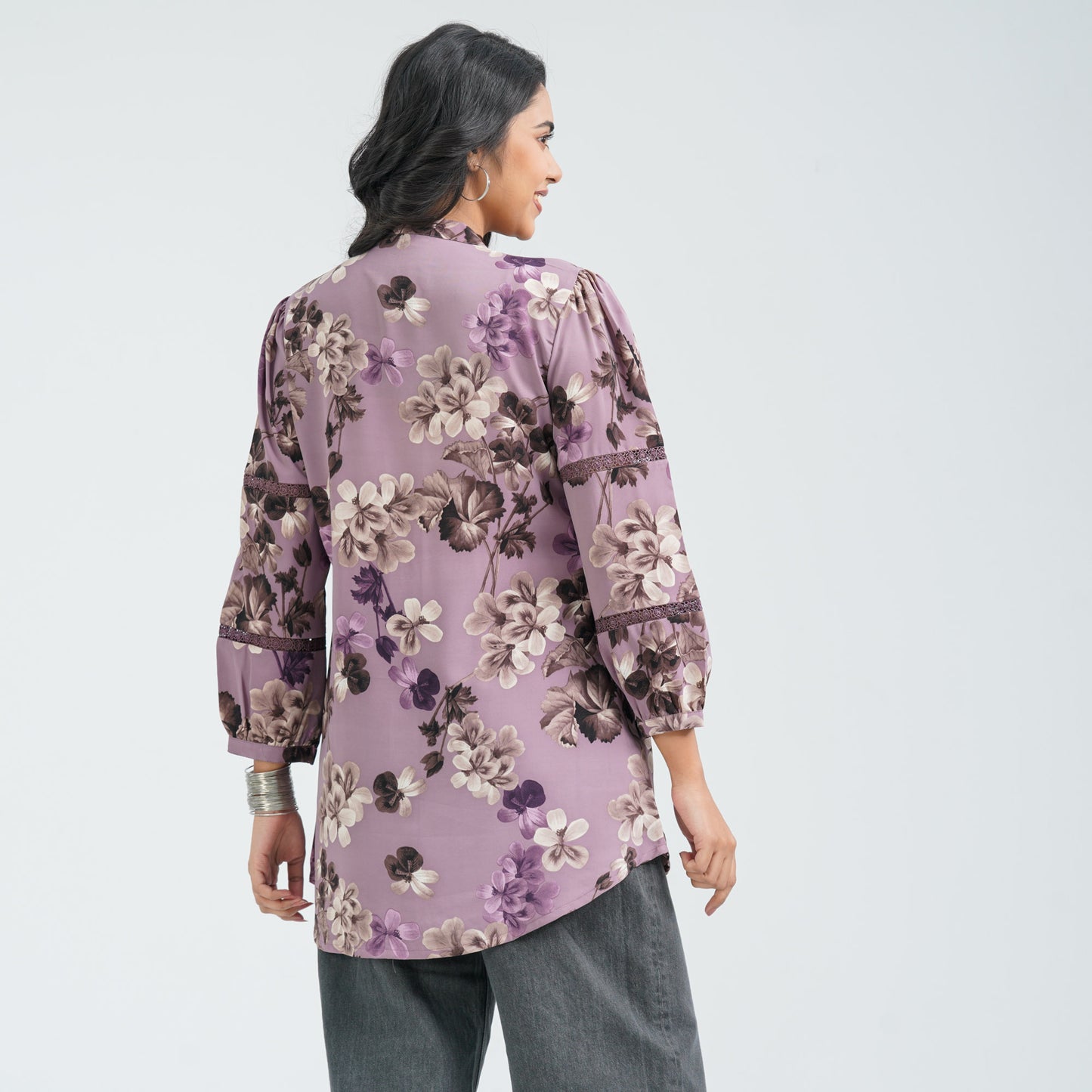 Women's Purple Blended Tops