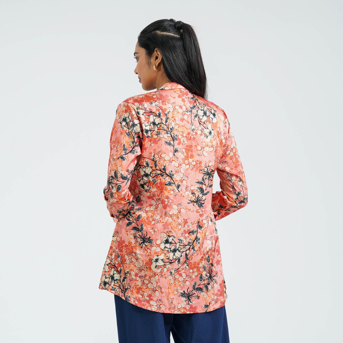 Women's Pink Blended Tunic