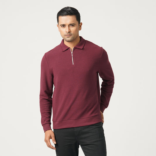 Mens Maroon Polo Shirt