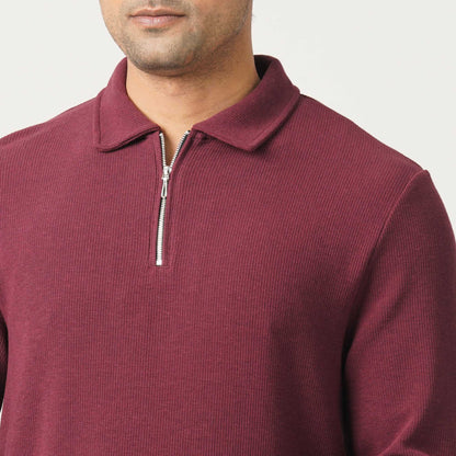 Mens Maroon Polo Shirt