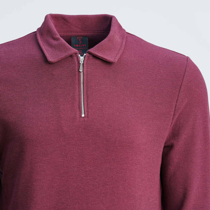 Mens Maroon Polo Shirt