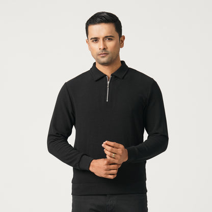 Mens Black Polo Shirt
