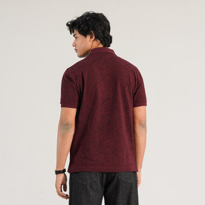 Mens Maroon Polo Shirt