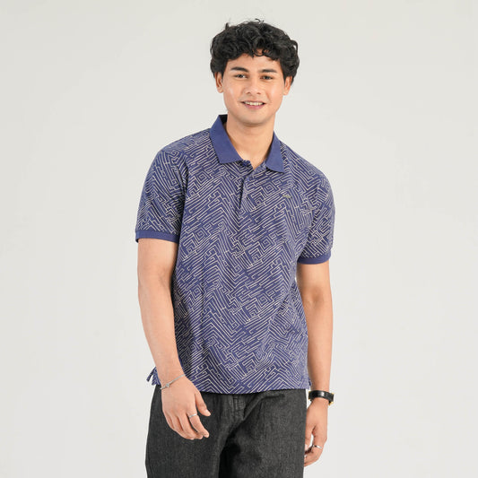 Mens Light Blue Polo Shirt