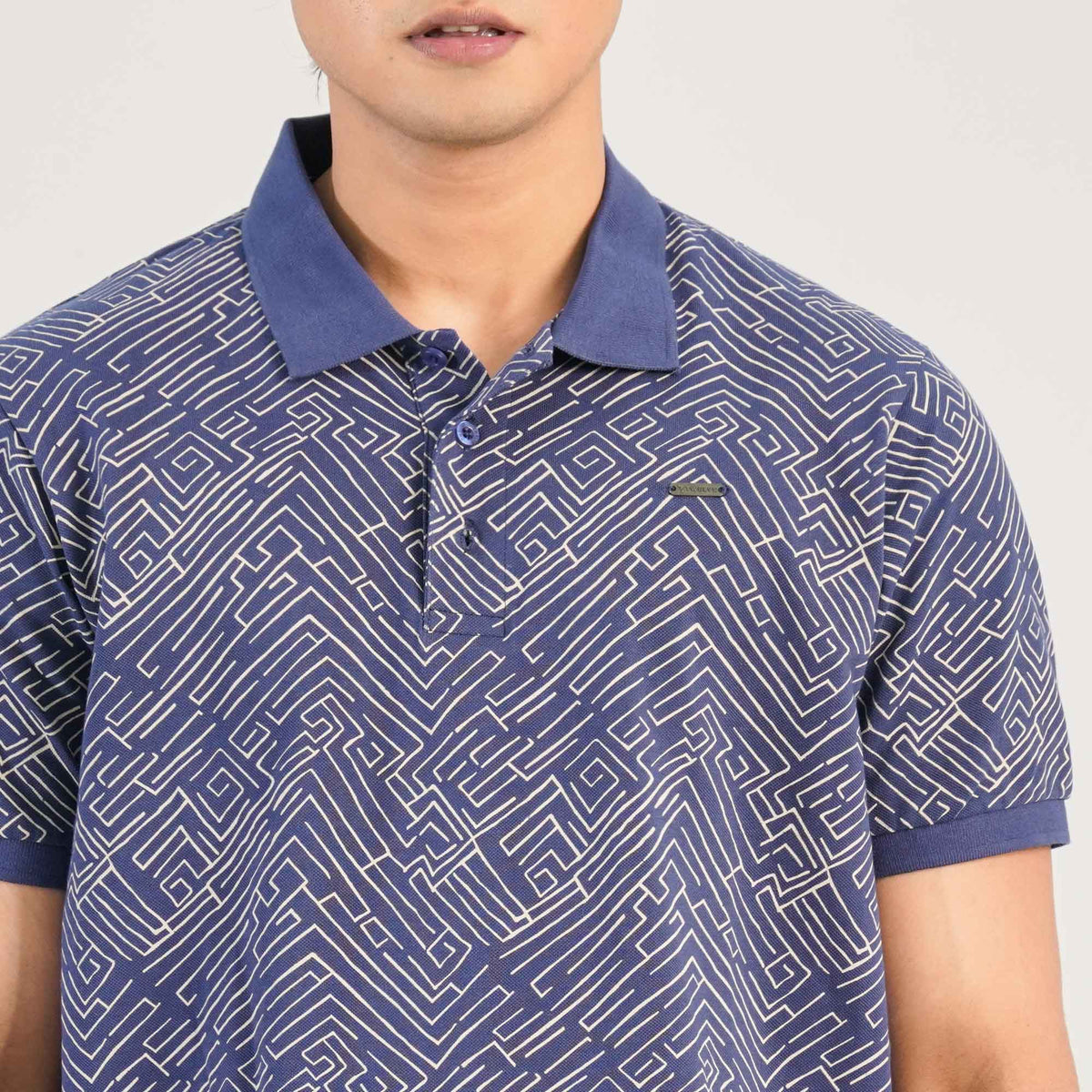 Mens Light Blue Polo Shirt