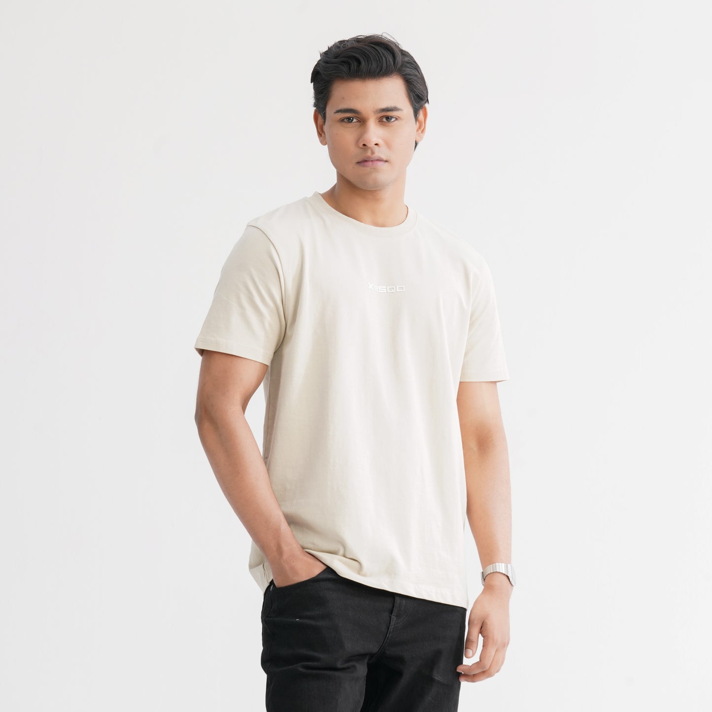 Mens T-Shirt +BEIGE
