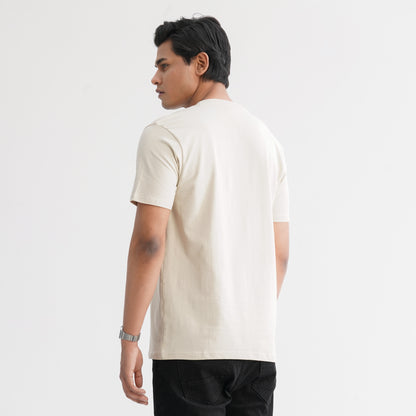 Mens T-Shirt +BEIGE