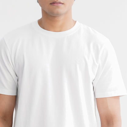 Men's Cotton White T-Shirt
