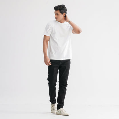 Men's Cotton White T-Shirt