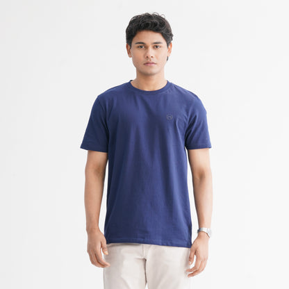 Men's Cotton Blue T-Shirt