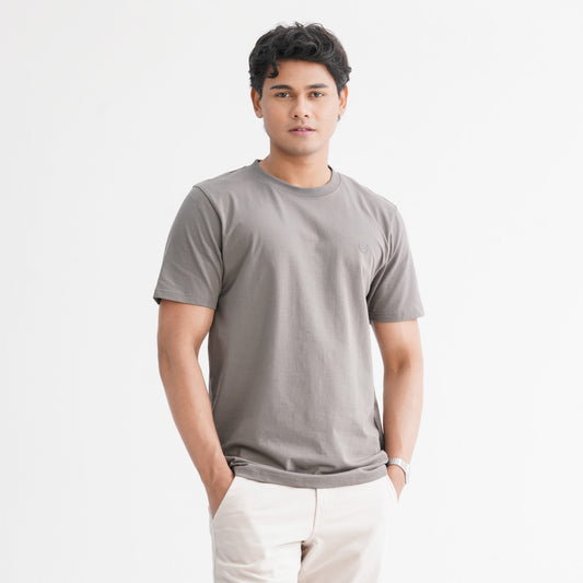 Men's Cotton Grey T-Shirt