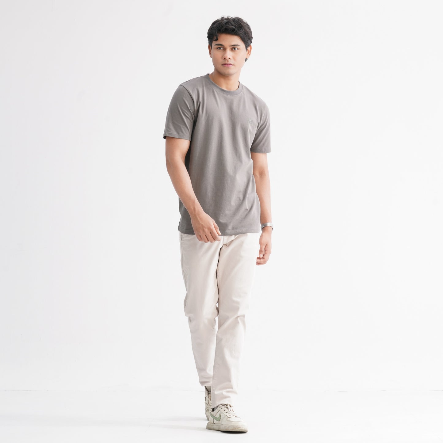 Men's Cotton Grey T-Shirt