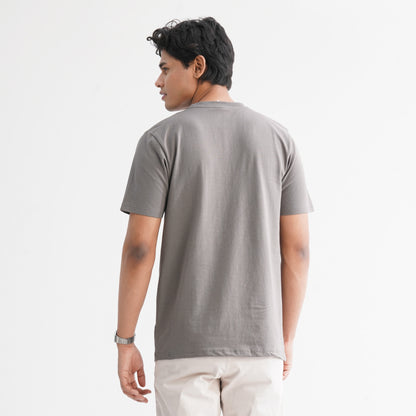 Men's Cotton Grey T-Shirt