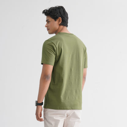 Men's Cotton Lime T-Shirt