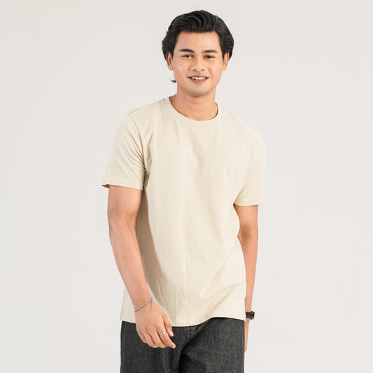 Mens Beige T-Shirt