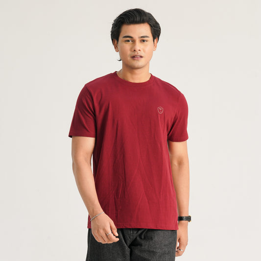 Mens Maroon T-Shirt