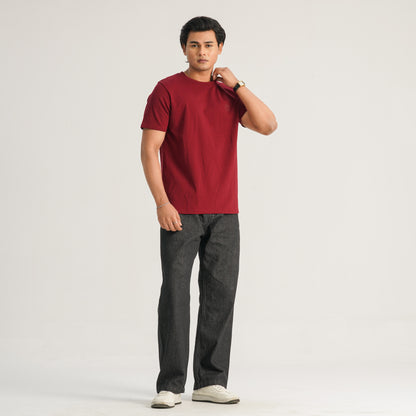 Mens Maroon T-Shirt