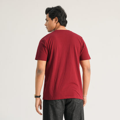 Mens Maroon T-Shirt
