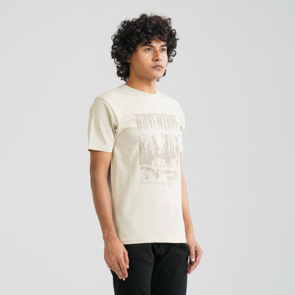 Men’s Beige T-Shirt