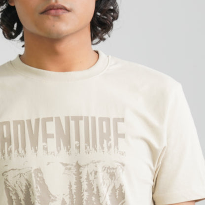 Men’s Beige T-Shirt
