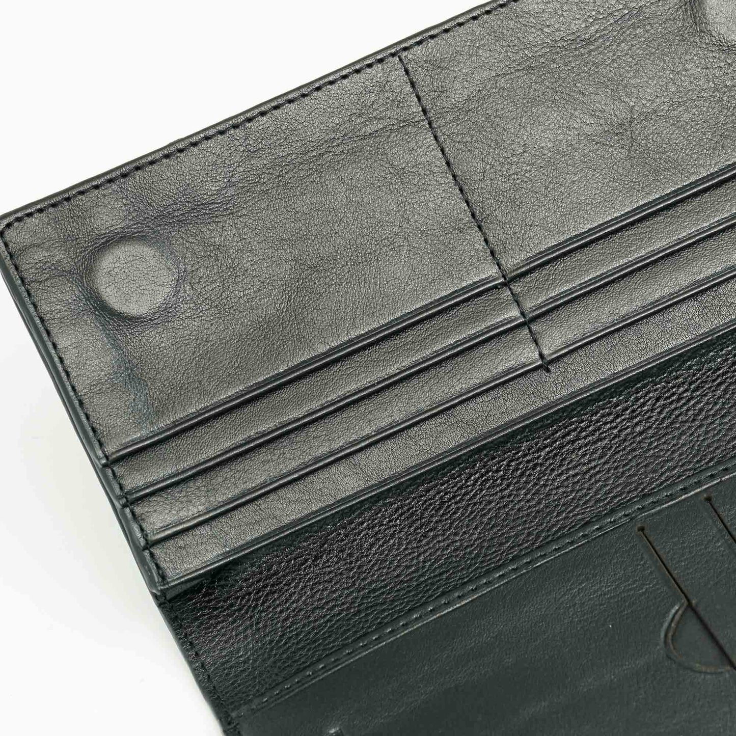 Men’s Black Crocodile Texture Leather Wallet