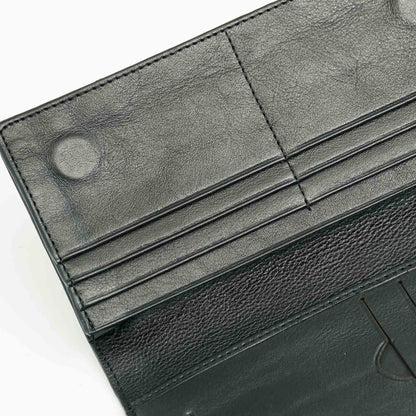 Men’s Black Crocodile Texture Leather Wallet