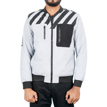 Load image into Gallery viewer, MENS BOMBER- GREY/BLACK
