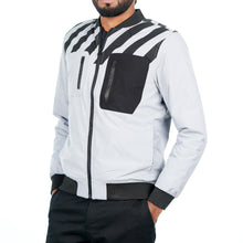 Load image into Gallery viewer, MENS BOMBER- GREY/BLACK
