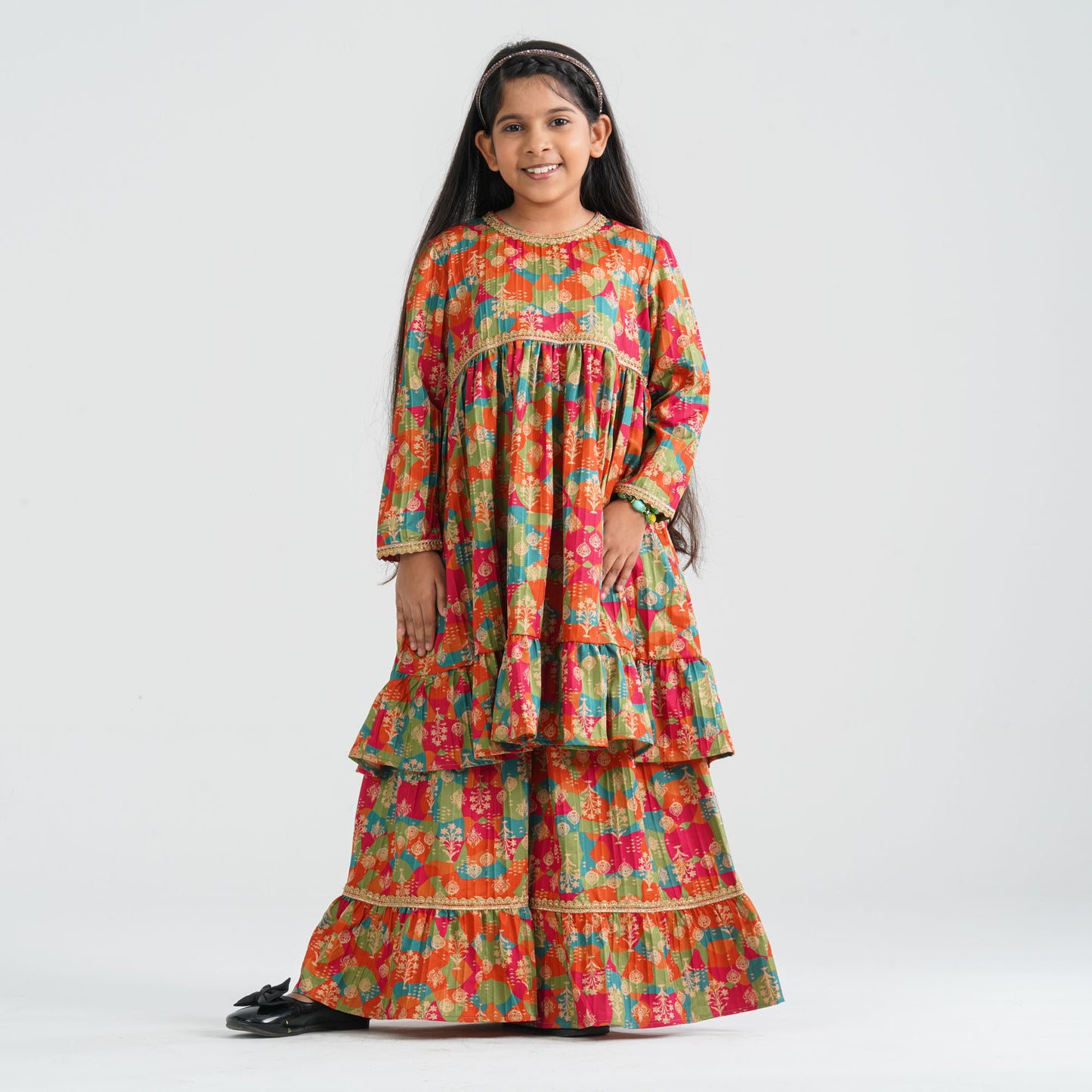 Girl’s Multicolor Two Piece Set