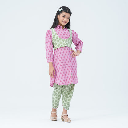 Girl's Printed Two Piece Set