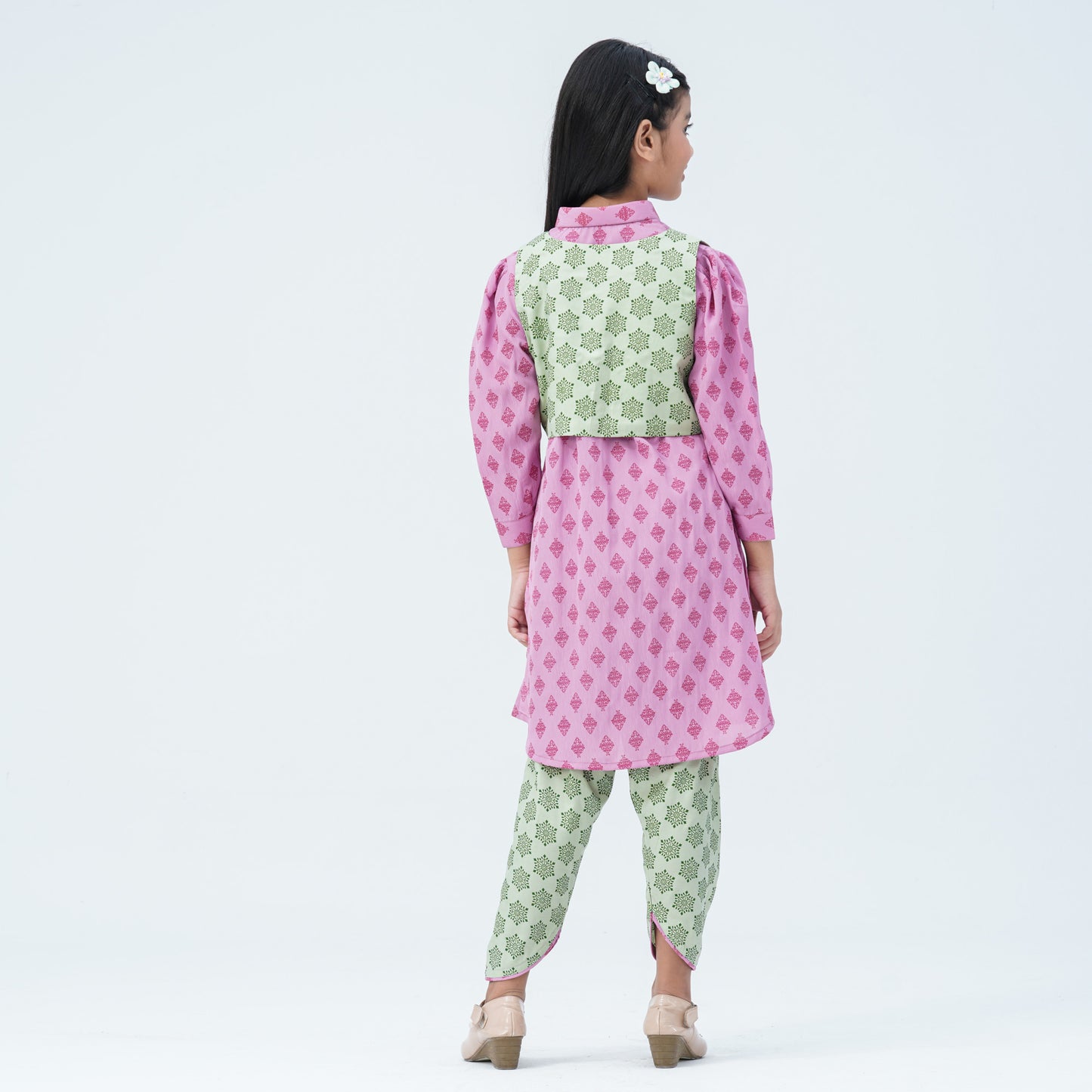 Girl's Printed Two Piece Set