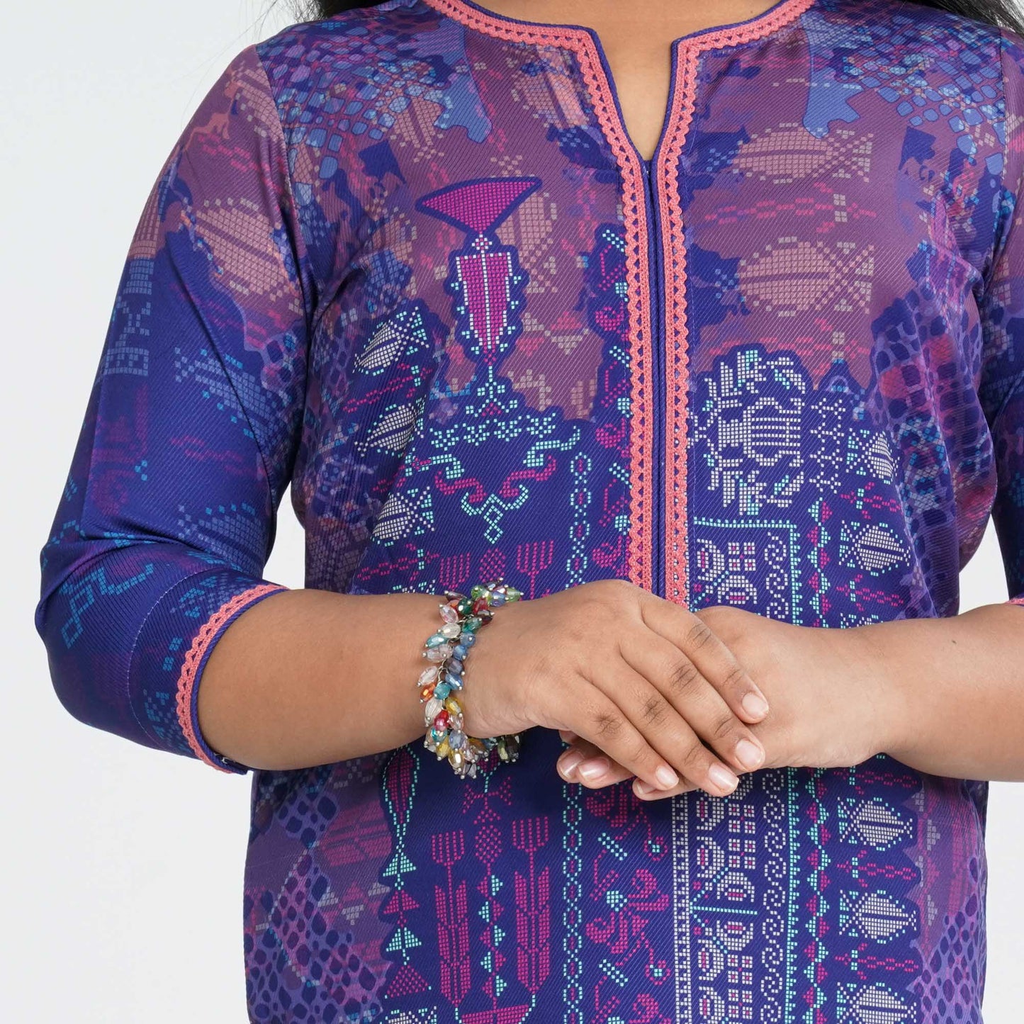 Girl’s Silk Two Piece Set