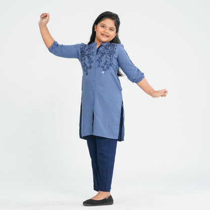 Girl's Cotton Two Piece Set