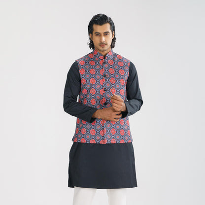 Mens Black Two Piece Set