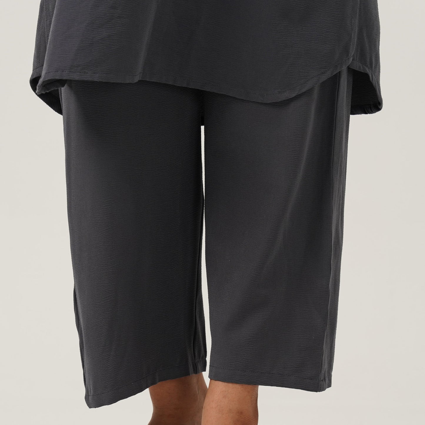 Womens Grey Two Piece Set