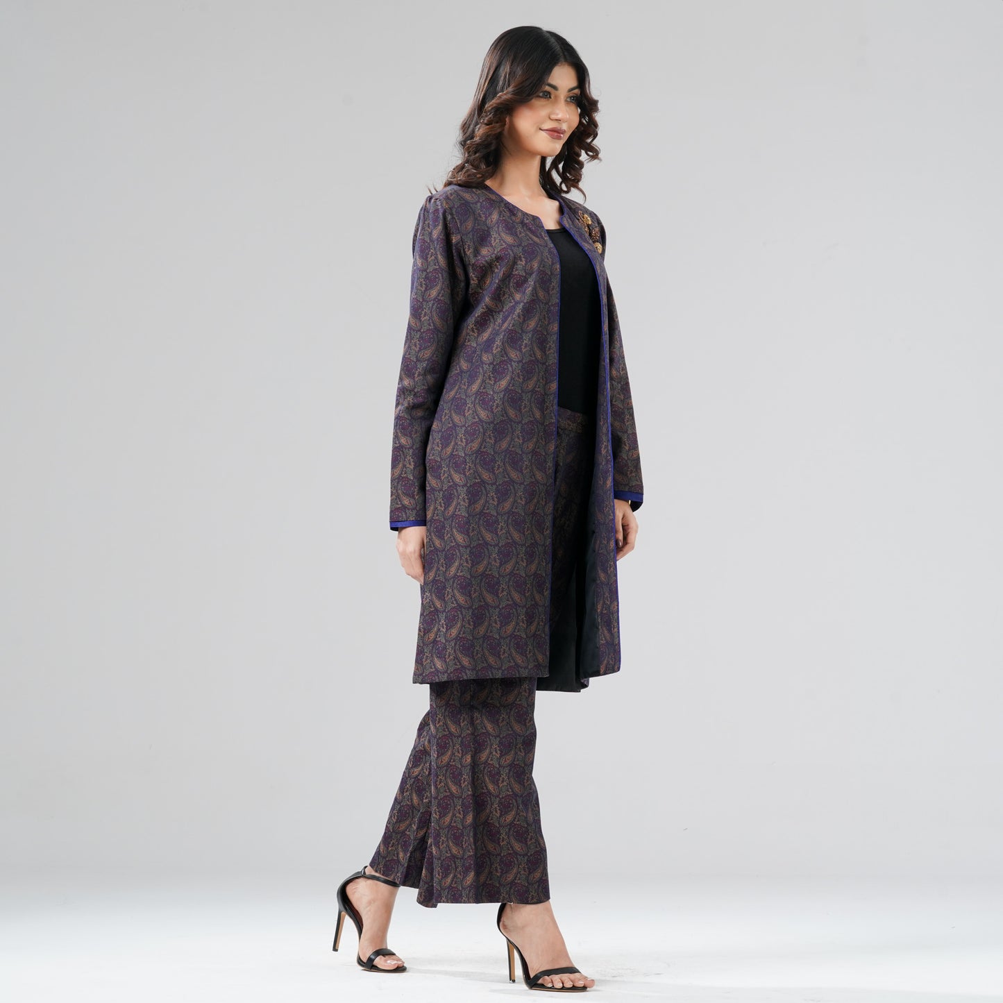 Womens Navy Two Piece Set