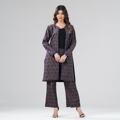 Womens Navy Two Piece Set