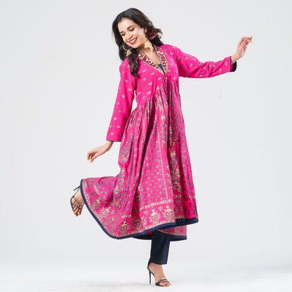 Women’s Blended Silk Two Piece Set