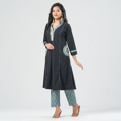 Women’s Crinkle georgette Two Piece Set