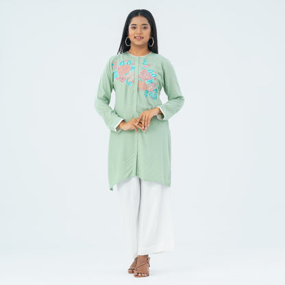 Women’s Mint Green Two Piece Set