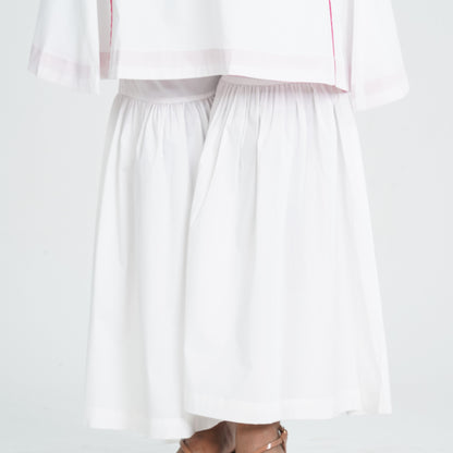 Women's White Two Piece Set