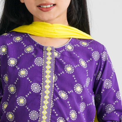 Girl’s Purple Three Piece Set