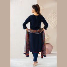 Load image into Gallery viewer, ETHNIC 3PCS-NAVY
