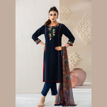 Load image into Gallery viewer, ETHNIC 3PCS-NAVY
