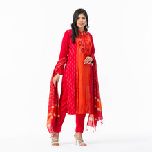 Load image into Gallery viewer, Womens Ethnic Red 3-Piece Set
