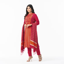 Load image into Gallery viewer, Womens Ethnic Red 3-Piece Set
