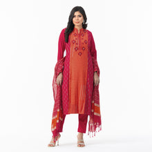 Load image into Gallery viewer, Womens Ethnic Red 3-Piece Set
