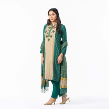 Load image into Gallery viewer, Womens Ethnic Green 3-Piece Set
